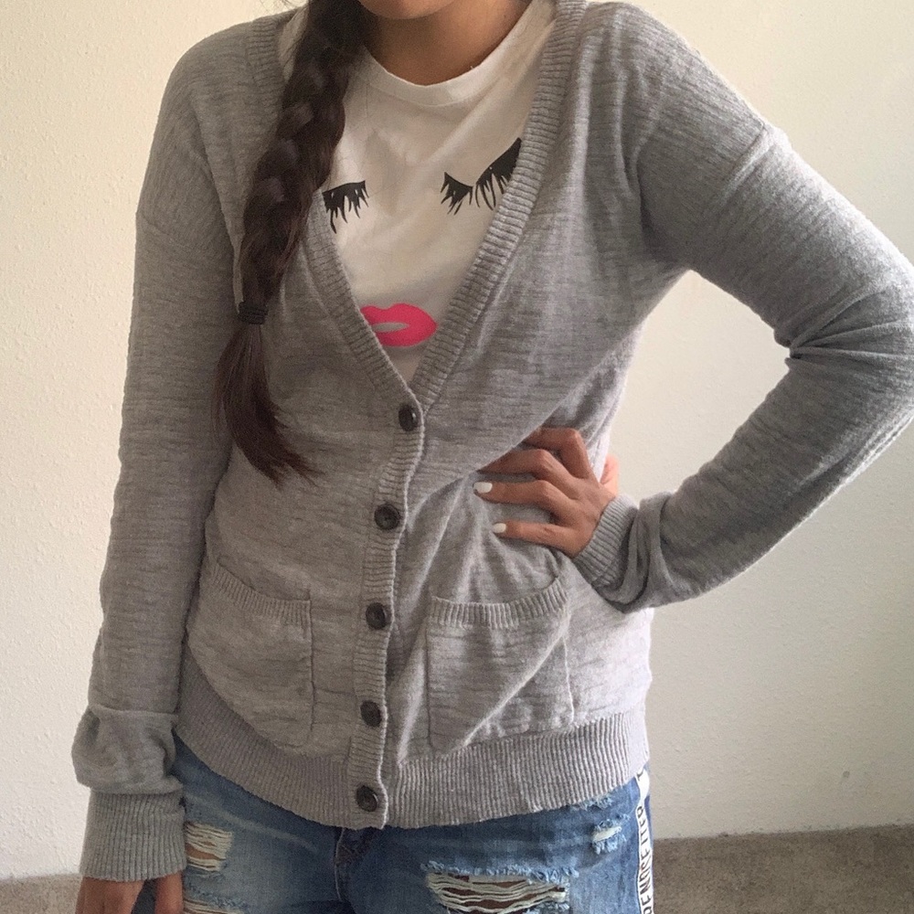 Grey Arizona Cardigan